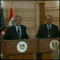 ブッシュ大統領vsイラク人記者 1
