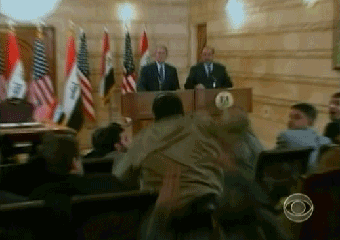 ブッシュ大統領vsイラク人記者 5-1